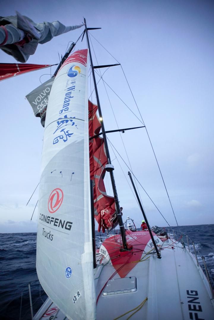 Dongfeng Race Team in avaria