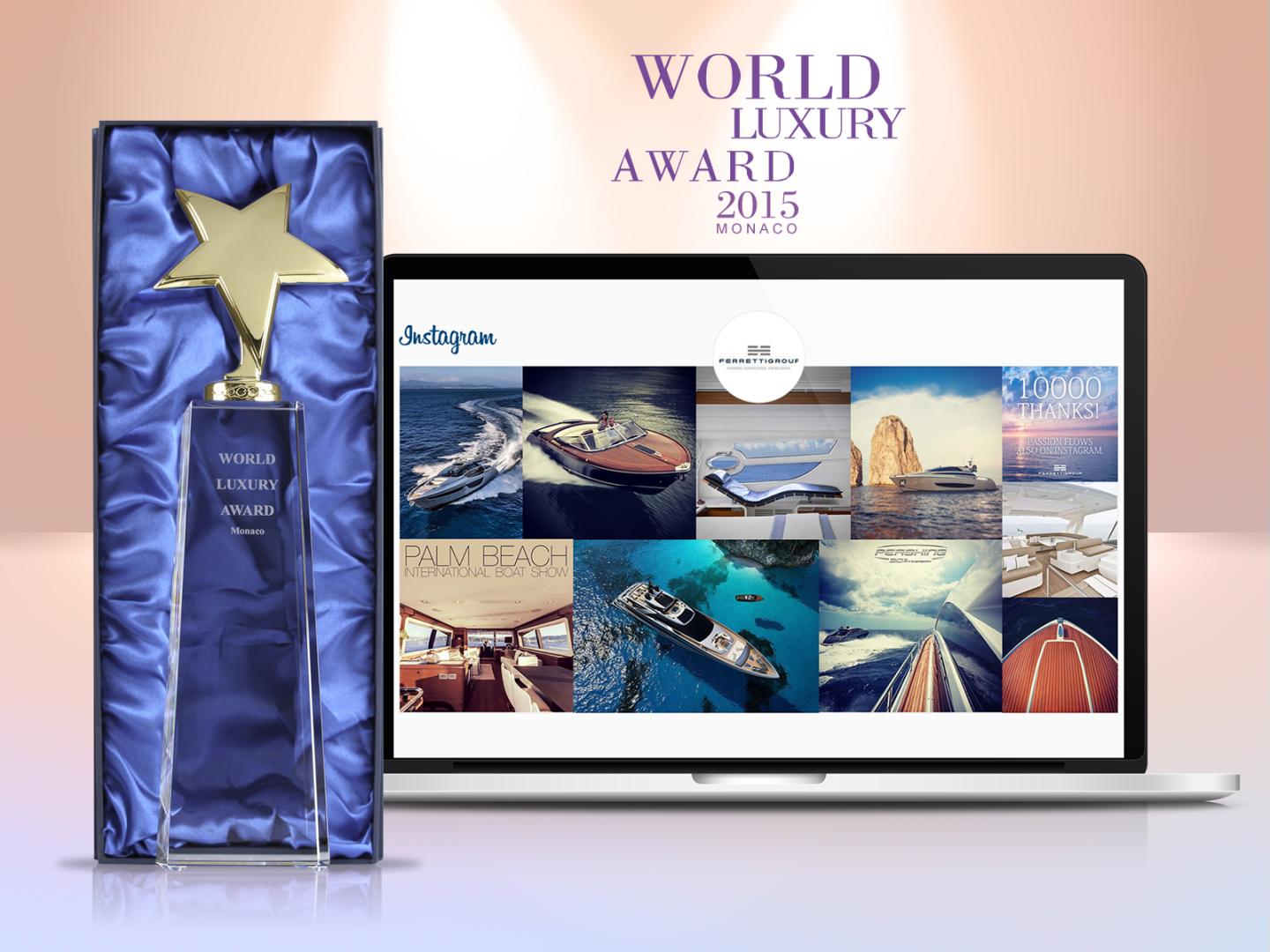 World Luxury Award - Gold Use of Media” 2015 a Ferretti Group