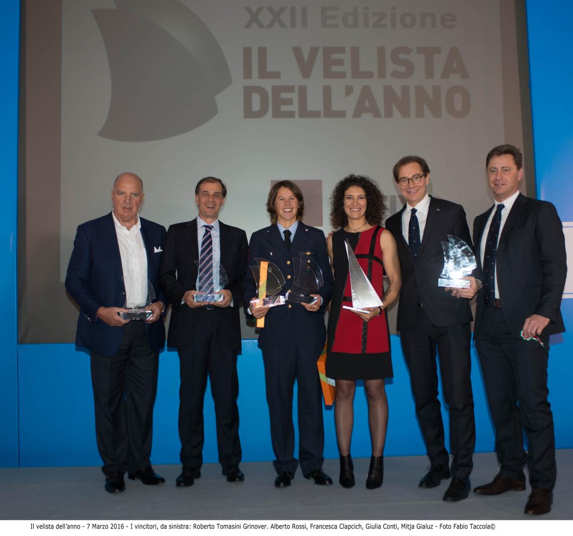I vincitori del premio Il Velista dell'Anno 2016