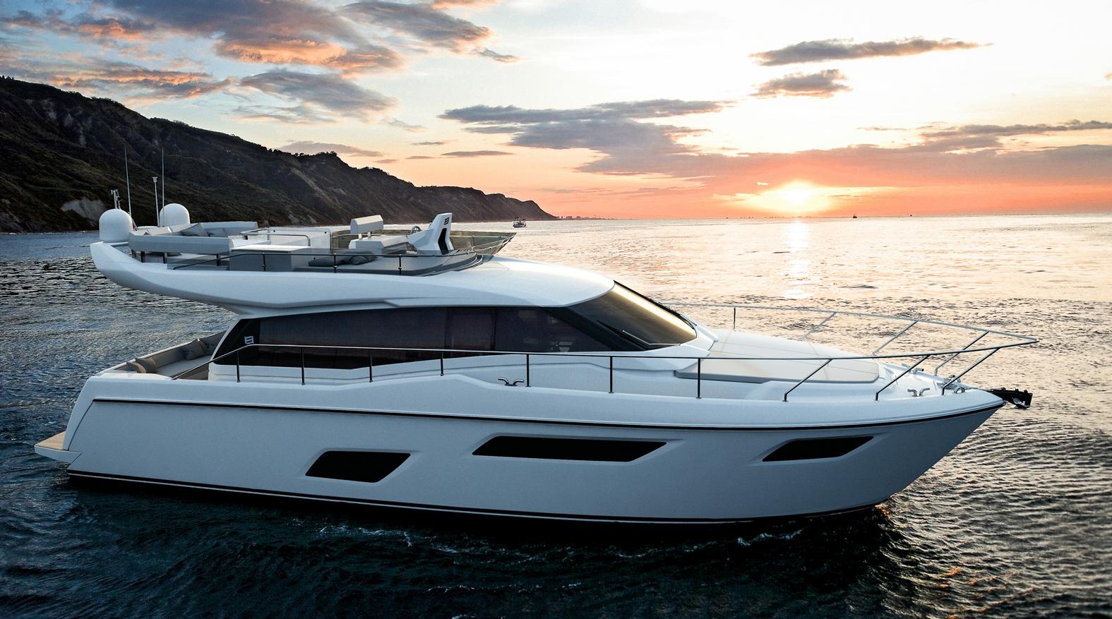 Il nuovo modello d'ingresso alla gamma Ferretti Yacht, il FY 450