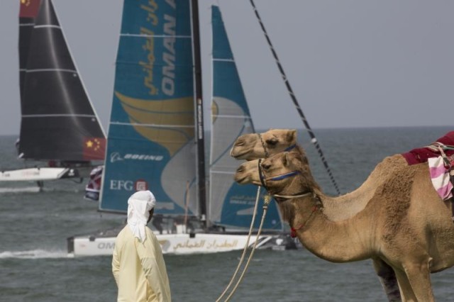 Le regate Extreme Sailing Series di Muscat, in Oman
