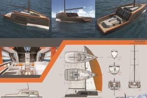 Vincitore Sezione La Barca a Misura d'Uomo - Progettisti: Guido Maria Valtorta, Lorenzo Amato - Progetto: Tohora