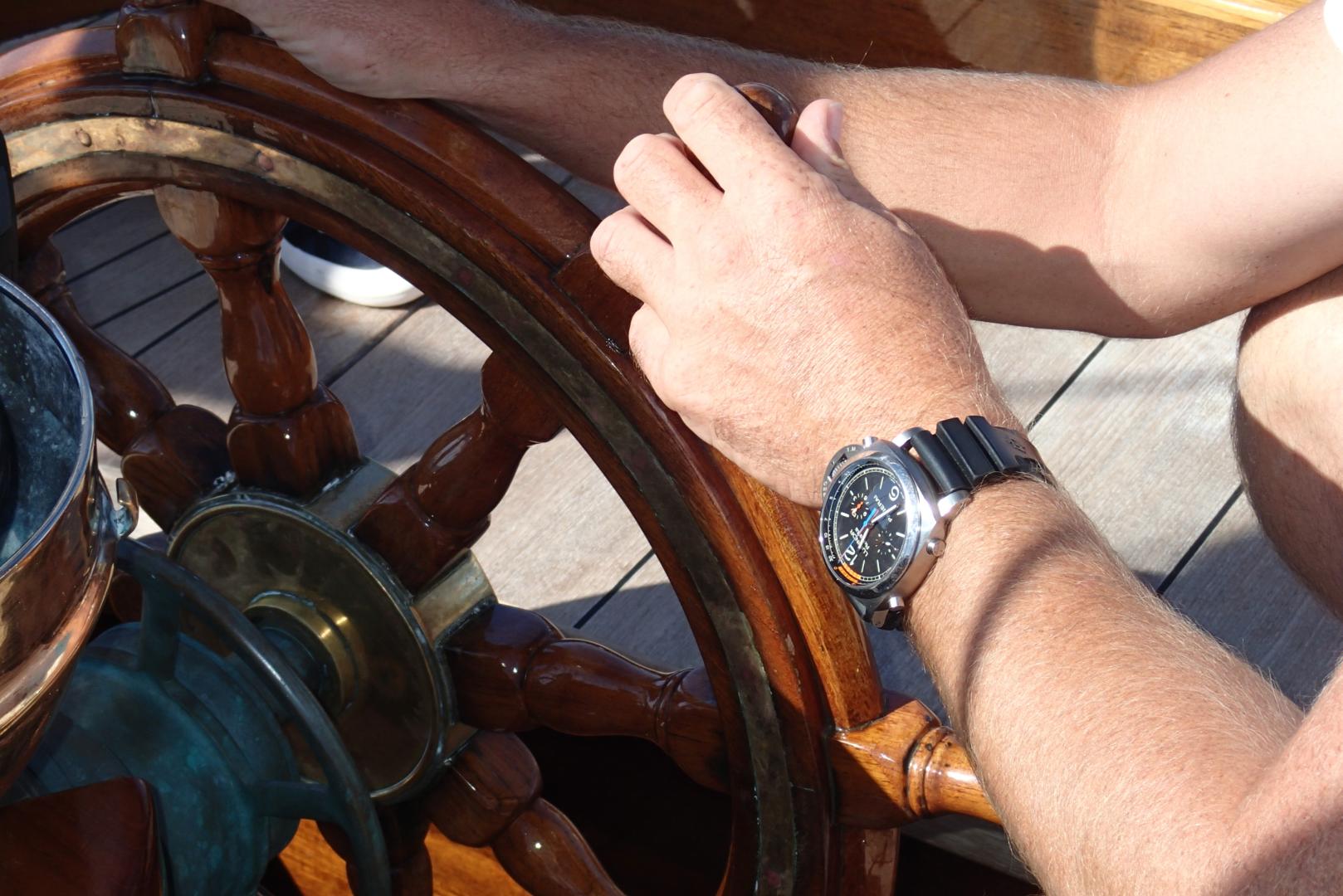 Panerai orologio regata a bordo di Eilean 
ph.Luzzatto©