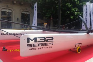 L'M32 esposto a Milano in occasione di MonteNapoleone Yacht Club, foto Luzzatto