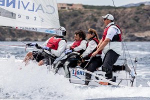 Calvi Network in azione nella acque di Porto Cervo per la Alcatel J70 Cup