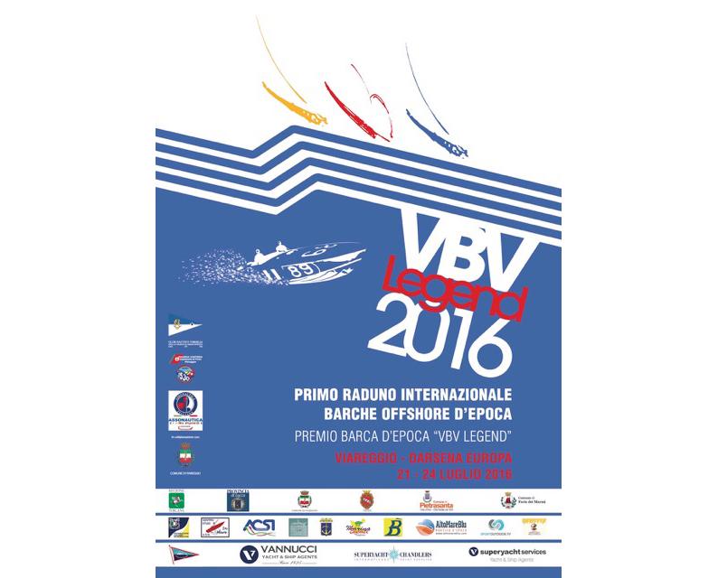 Il manifesto del Primo Raduno Internazionale barche Offshore d’Epoca - Premio barca d’epoca VBV Legend