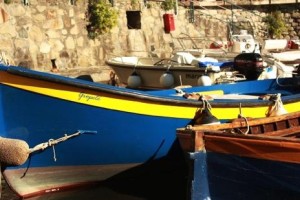 Cinque Terre Vintage Boat 2016