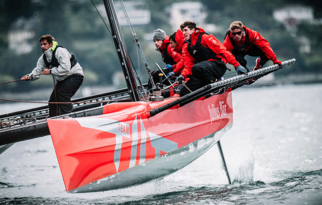 Team Tilt youth squad victory confirms form at Yacht Club de Genève D35 Grand Prix