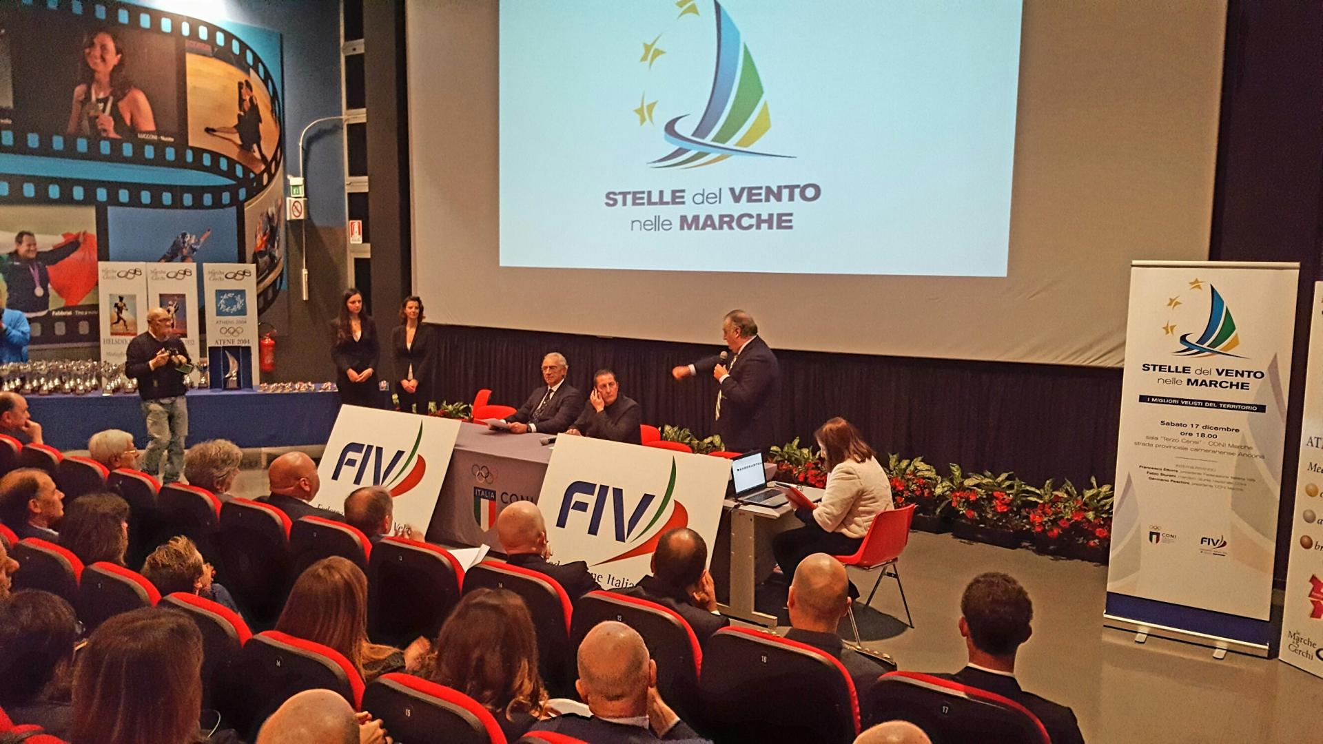 Stelle del Vento alla presenza di Francesco Ettorre, presidente FIV, ospite d’onore