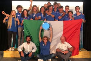 La squadra italiana al completo