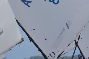 Atleti della Fraglia vela Riva durante il clinic Optimist