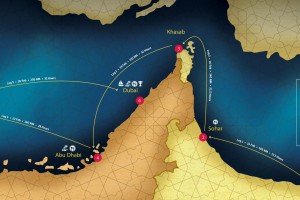 Il percorso della regata EFG Sailing Arabia - The Tour 2017