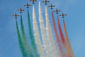 Le Frecce Tricolori all'Air Show, wikipedia
