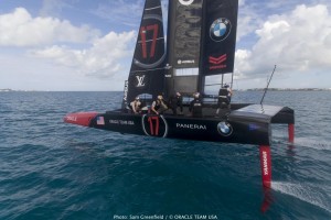 Spithill and team sail '17' for first time on America's Cup race course in Bermuda