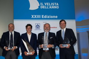 I premiati di ieri: Francesco Verri, Mattia Camboni, Guido Paolo Gamucci e Alessandro Rombelli
