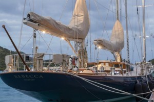 Rebecca docked at YCCS Marina, Loro Piana Caribbean Superyacht Regatta & Rendezvous 2017 - Borlenghi/YCCS/BIM