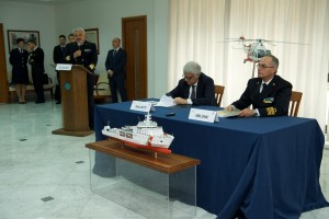 Luca Galletti,  Ammiraglio Ispettore Vincenzo Melone