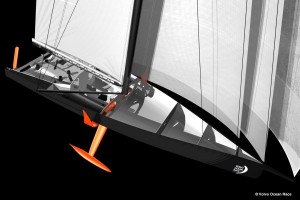 Offshore 60 feet (18.29m) foil-assisted monohull