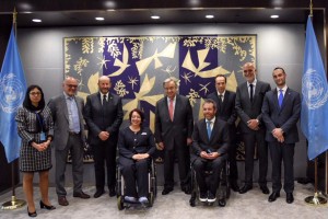 Andrea Stella incontrata il Segretario Generale dell'Onu Antonio Guterres
