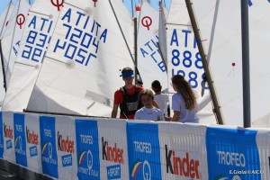 Iniziata con 3 regate la 3^ tappa del Trofeo Optimist Italia Kinder + Sport a Ravenna