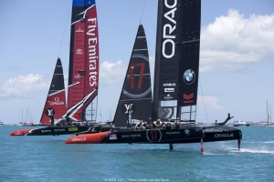 The defending champion, ORACLE TEAM USA, is now facing match point for the 35th America’s Cup