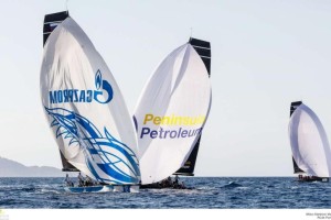 Peninsula Petroleum and Bronenosec, RC44 Porto Cervo Cup 2017.
