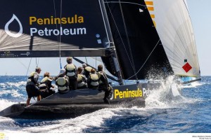 Peninsula Petroleum, terzo classificato, RC44 Porto Cervo Cup 2017. Foto credits: Nico Martinez