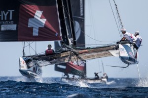 Alinghi impegnata nelle acque di Madeira per l'Atc 3 delle Extreme Sailing Series 2017