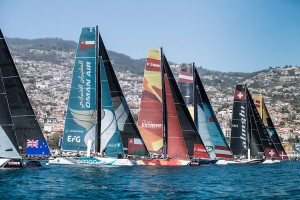 Alinghi impegnata nelle acque di Madeira per l'Atc 3 delle Extreme Sailing Series 2017