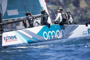 Team Oman Air take a hard-earned place on the Extreme Sailing Series podium in Madeira