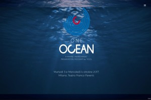 Il ONE OCEAN Forum il 3 e 4 ottobre 2017 a Milano