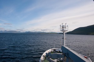 Nave Alliance in sosta nella citta Norvegese di Tromso