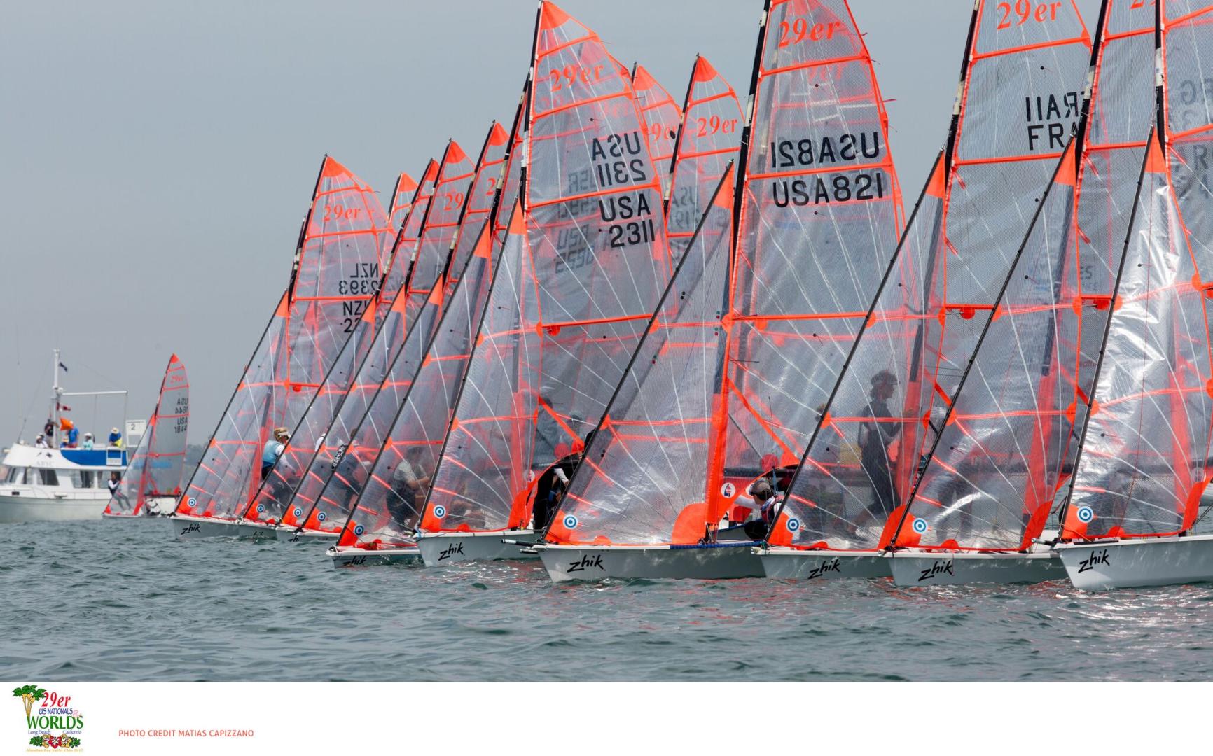 Qualifying complete at Zhik 29ers Worlds