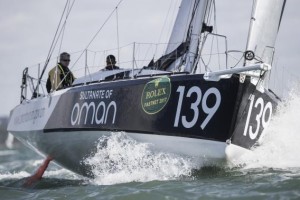Oman Sail team celebrate top five Fastnet Race finish in competitive Class 40 division
