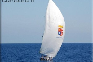 Corsaro II, la Nave Scuola della Mattina Militare, alla “Vela Clasica Mallorca”