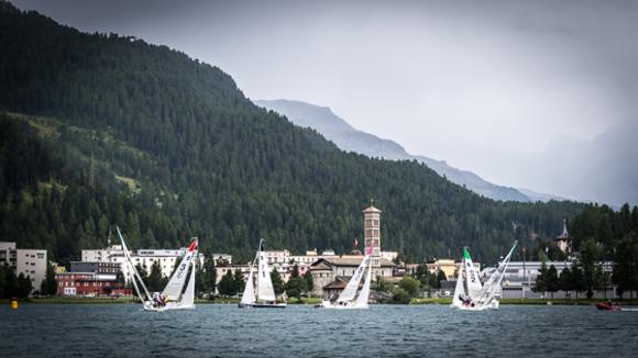 The Engadin winds payed off for blu26 team Sailing Center Racing
