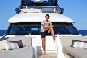 Rafael Nadal chooses the MCY 76 as his personal yacht