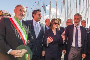 Il Presidente UCINA Carla Demaria durante il Salone di Genova 2017