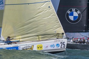 The 11th edition of the China Cup International Regatta opened with the passage race from Hong Kong to Shenzhen today