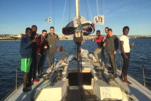 Battesimo di Masaccio, barca del progetto d'inclusione sociale dei migranti