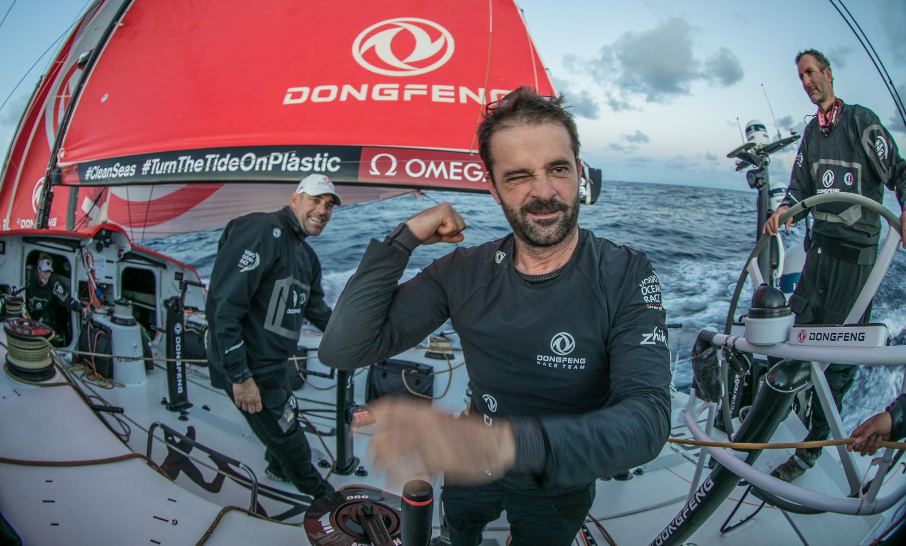 Leg 02, Lisbon to Cape Town, sunrise on board Dongfeng