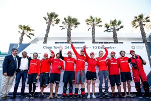 MAPFRE win over Dongfeng and Vestas 11th Hour Racing in Leg 2 of the Volvo Ocean Race