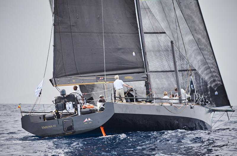 Jens Kellinghusen's German Ker 56, Varuna had a promising race ahead of them before being forced to retire from the first leg of the Atlantic Anniversary Regatta