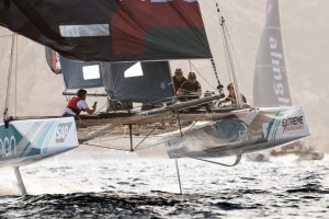 Team Oman Air pull off double race wins in a dramatic conclusion to the Extreme Sailing Series