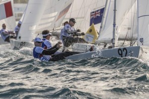 International sailing’s premier Champion of Champions event got underway in Nassau today with the first two races of the Star Sailors League Finals