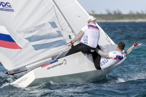International sailing’s premier Champion of Champions event got underway in Nassau today with the first two races of the Star Sailors League Finals