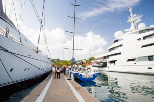 Alongside at Camper & Nicholsons Port Louis Marina Superyacht Dock © RORC/Arthur Daniel