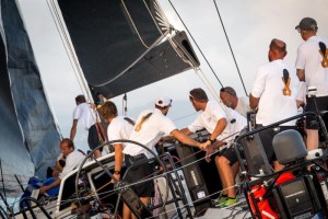 Expert teamwork on board Teasing Machine, competing in only her second offshore and first transatlantic race