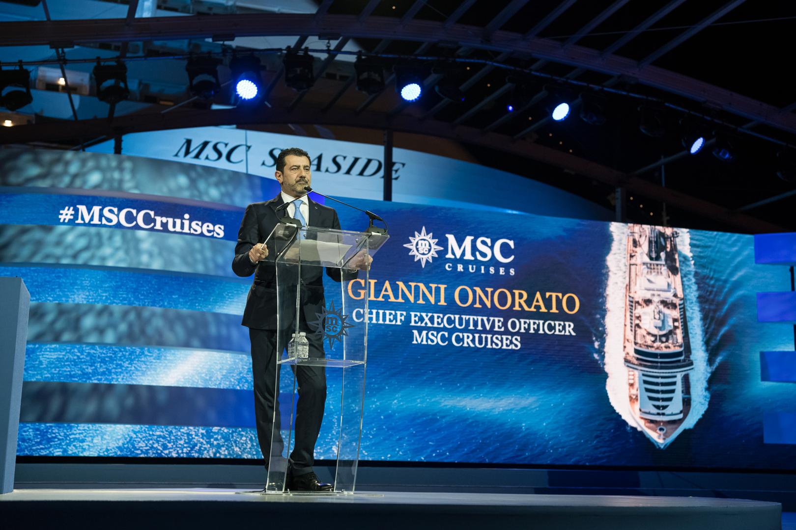 MSC Crociere battezza l’ultramoderna MSC Seaside  a Miami