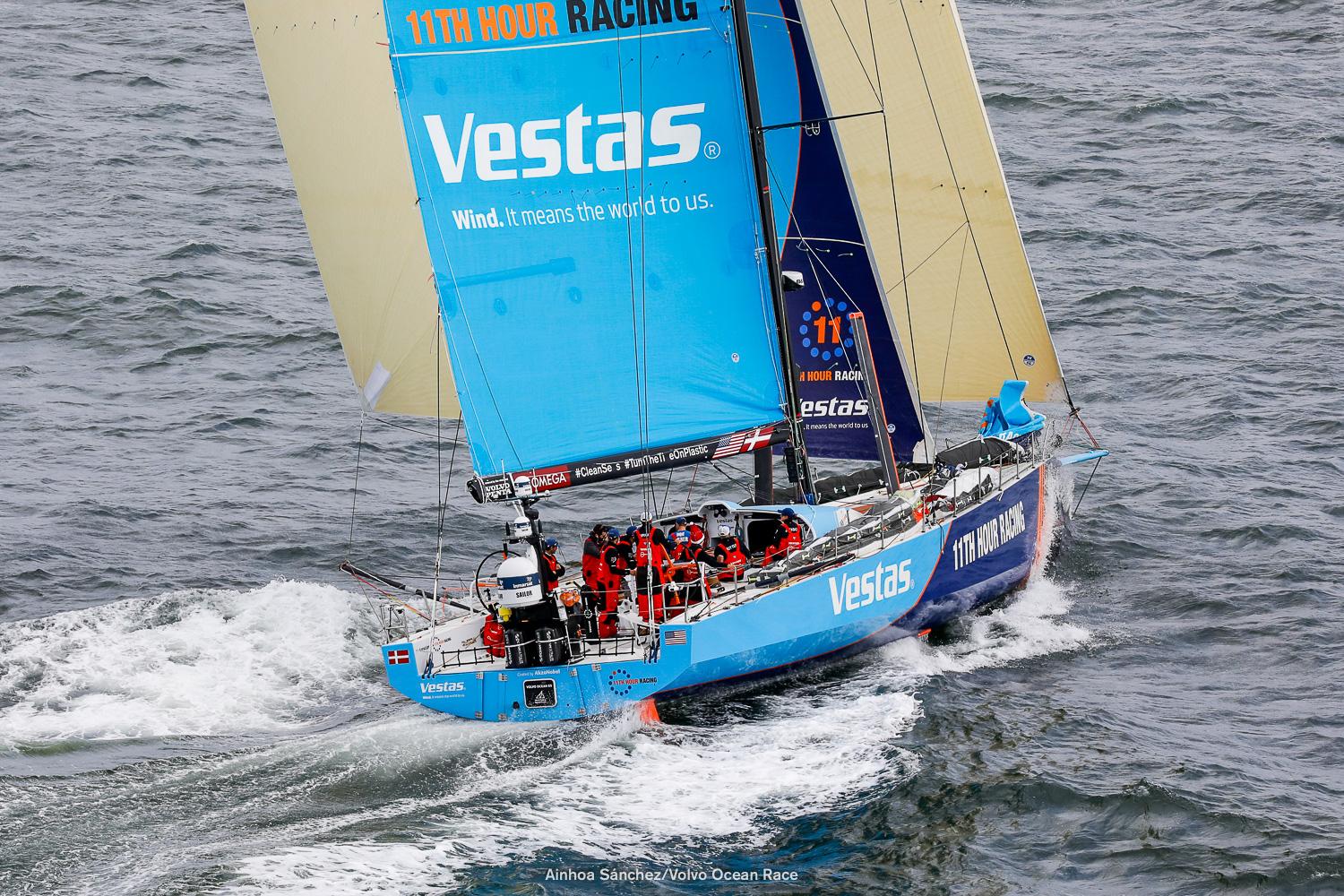 Vestas 11th Hour Racing beat Team Brunel to grab the final podium position on Leg 3 of the Volvo Ocean Race